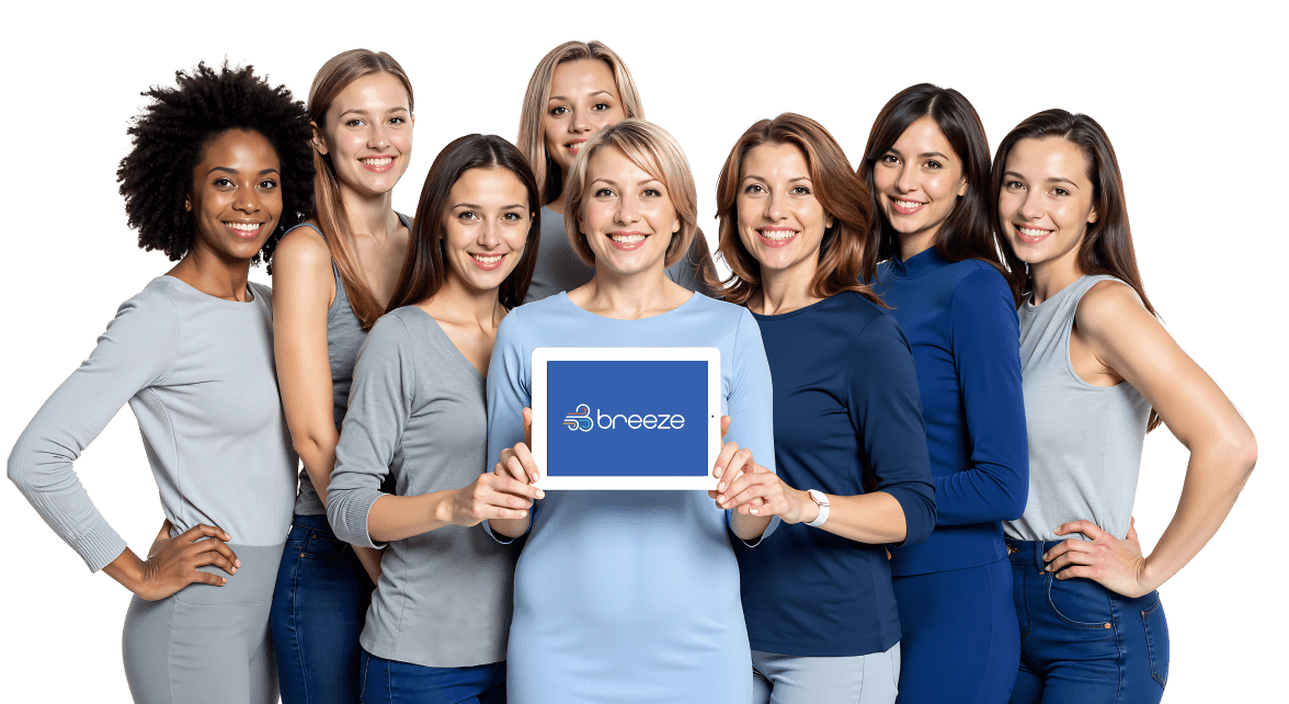 Early access invitation visual for joining Breeze platform